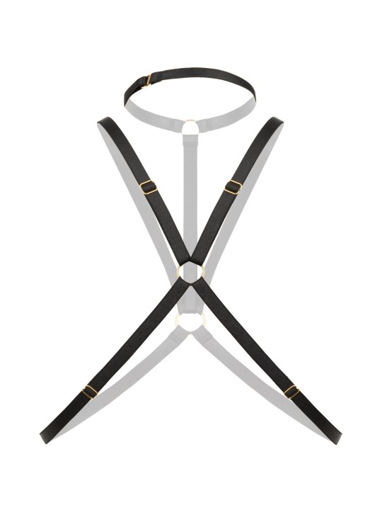 Strappy Harness Bralette Secret Love- black