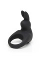 Happy Rabbit - Oplaadbare Vibrerende Rabbit Cock Ring Zwart