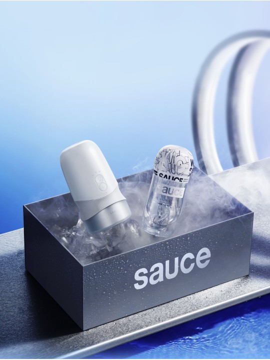 Sauce - Extra Sauce Automatische Masturbator - Wit