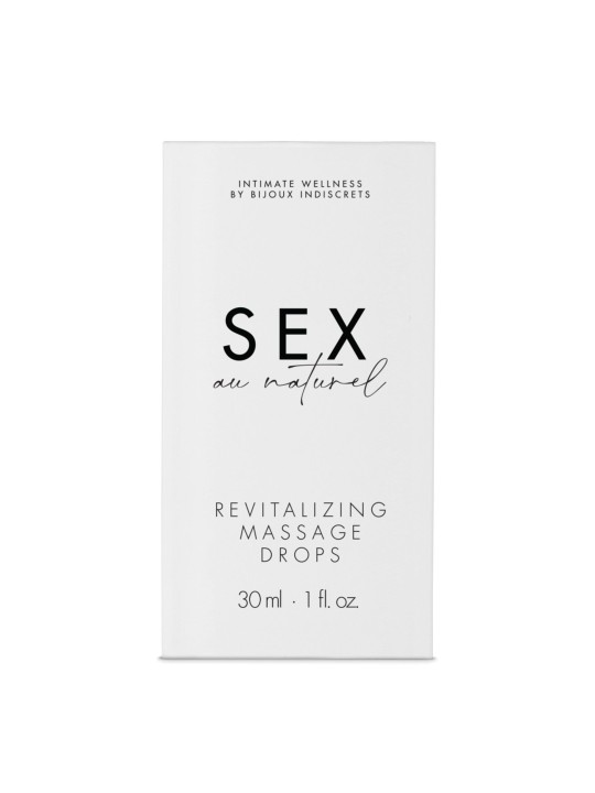 Bijoux Indiscrets – SEX AU NATUREL Revitalizing Intimate Massage Drops – 30
