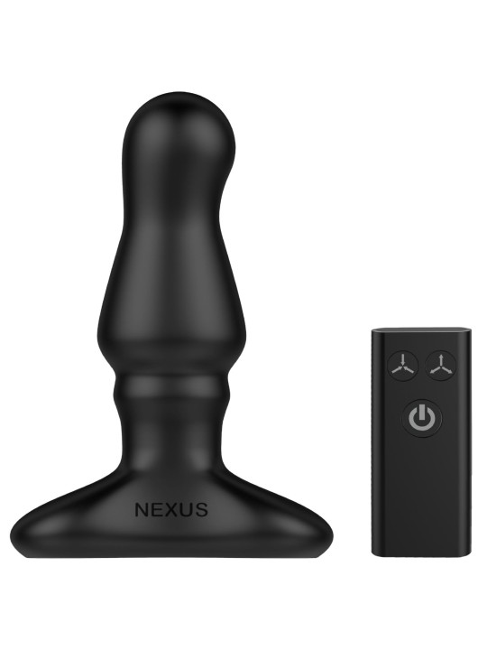 Nexus - Bolster Vibrating and Inflatable Prostate Plug - diameter 46 mm