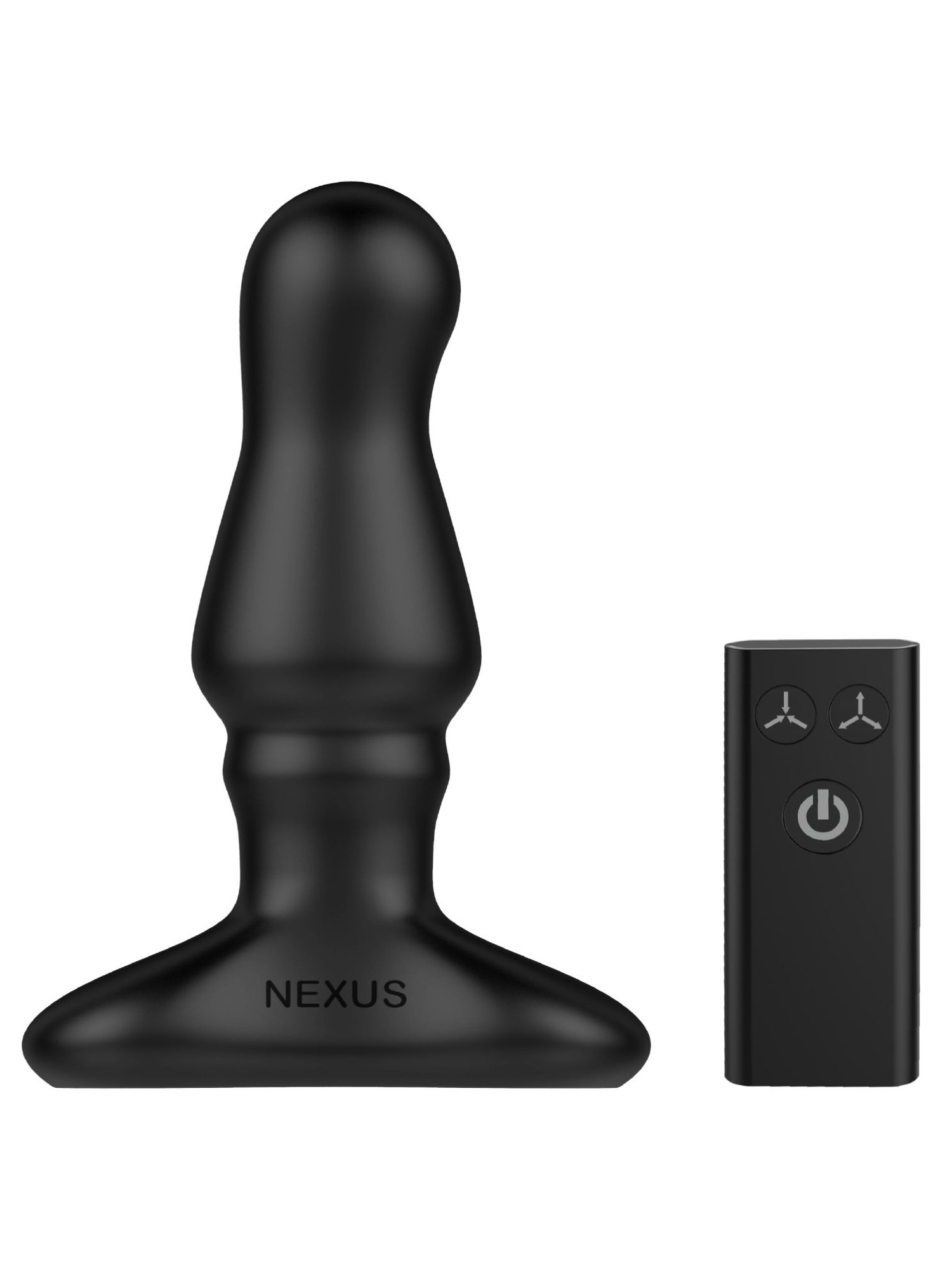 Nexus - Bolster Vibrating and Inflatable Prostate Plug - diameter 46 mm
