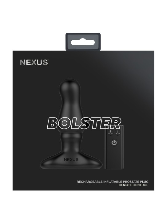 Nexus - Bolster Vibrating and Inflatable Prostate Plug - diameter 46 mm