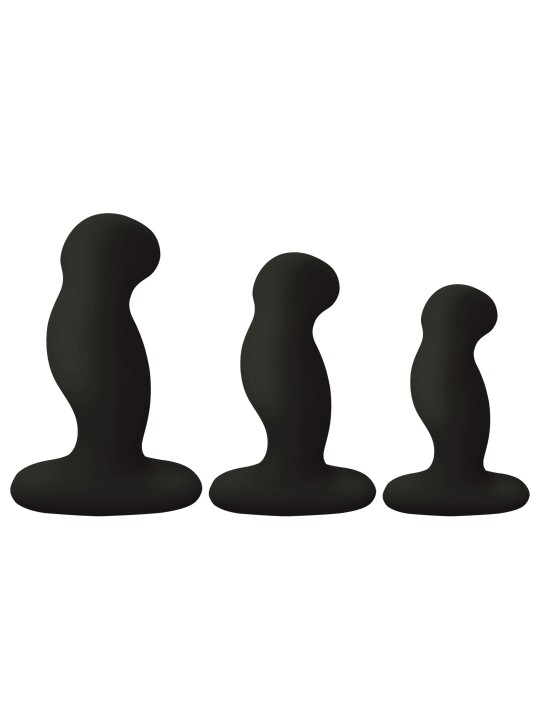 Nexus - G-Play Trio Plus Unisex Vibrator Pack - S/M/L - Zwart