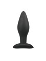 Medium Zwarte Siliconen Buttplug