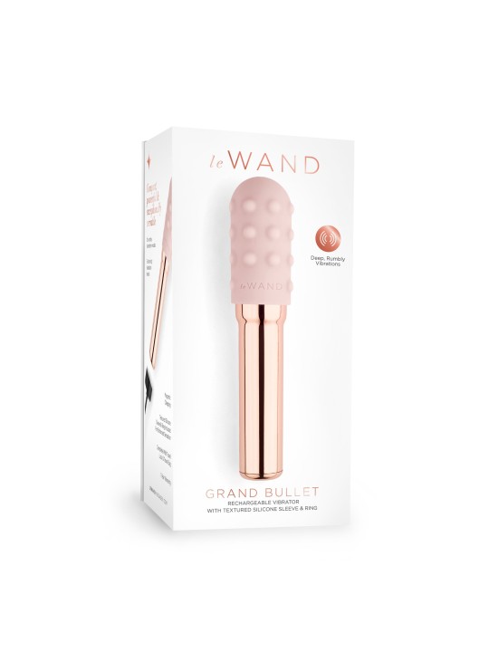 Le Wand - Grand Bullet Rechargeable Vibrator Rose Gold