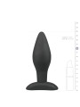 Grote Zwarte Siliconen Buttplug