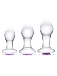 Glas - Bling Bling Glass 3 pc Anal Training Kit