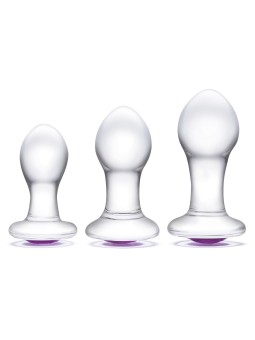 Glas - Bling Bling Glass 3 pc Anal Training Kit