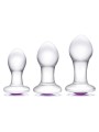 Glas - Bling Bling Glass 3 pc Anal Training Kit