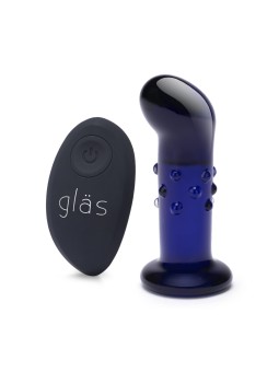 Glas - Rechargeable Remote Controlled Vibrating Dotted  G-Sp