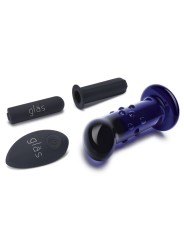 Glas - Rechargeable Remote Controlled Vibrating Dotted  G-Sp