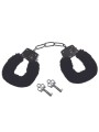Sportsheets - Sex & Mischief Furry Handcuffs Black