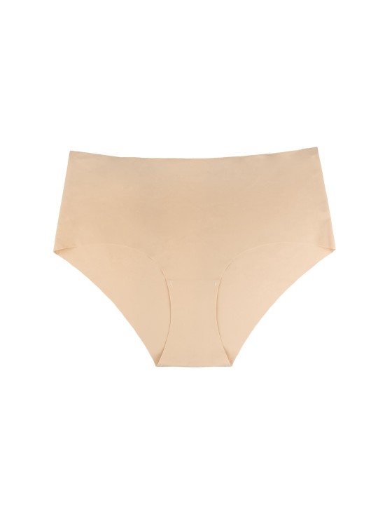 Bye Bra - Invisible High Brief Nude + Black S