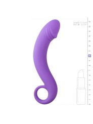 Siliconen prostaat dildo - paars