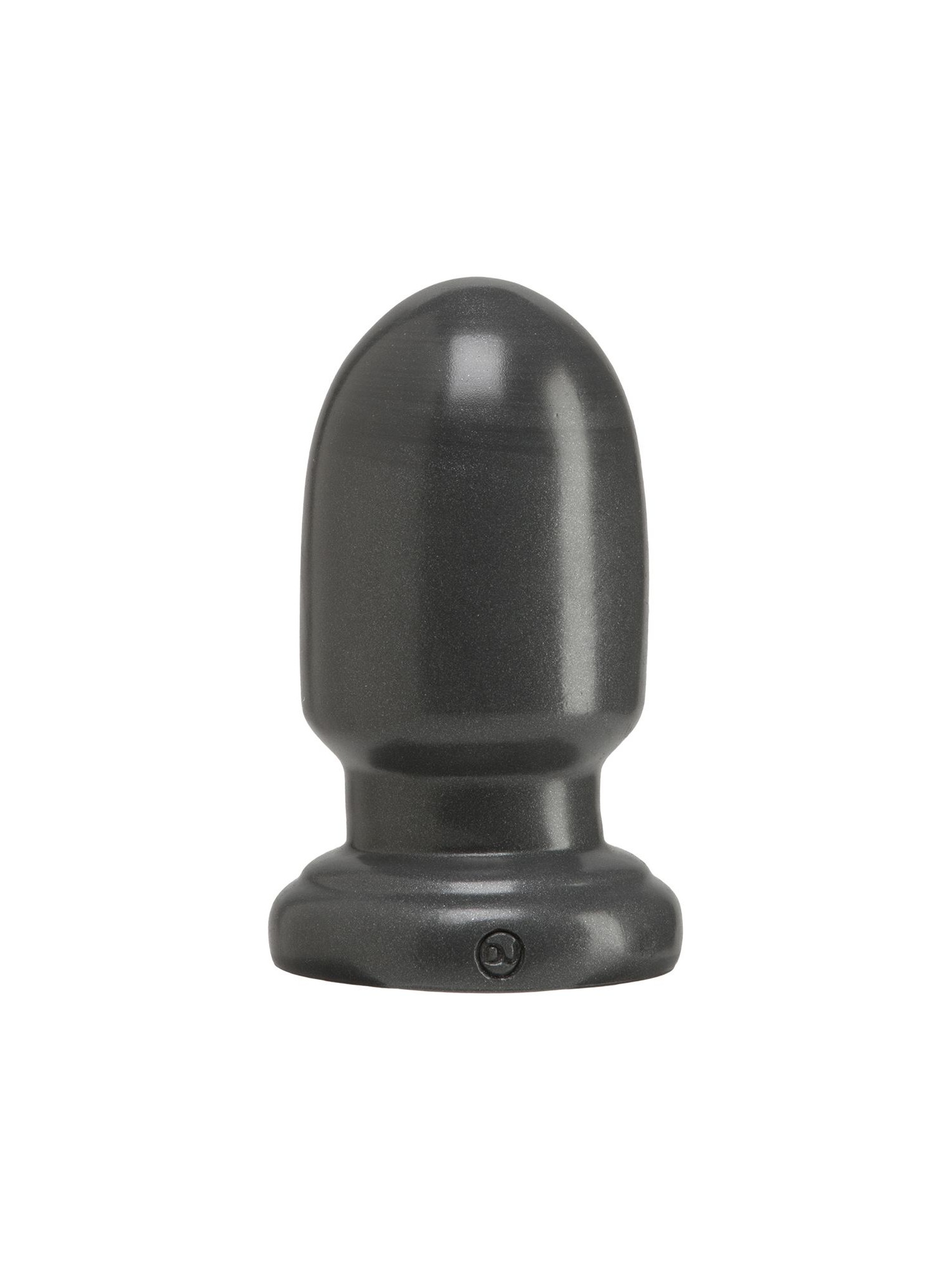 Ronde brede dildo grijs