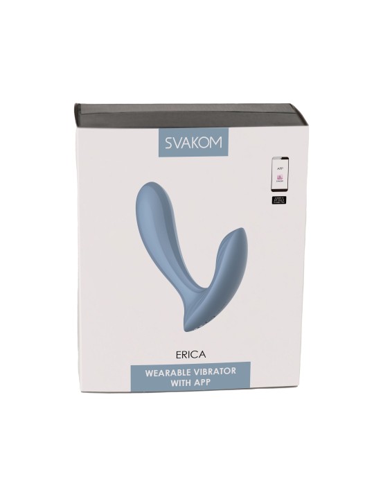 SVAKOM - Erica Panty Vibrator - Dusty Blue