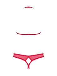 Obsessive - 870-sec-3 Tweedelige Set - Rood