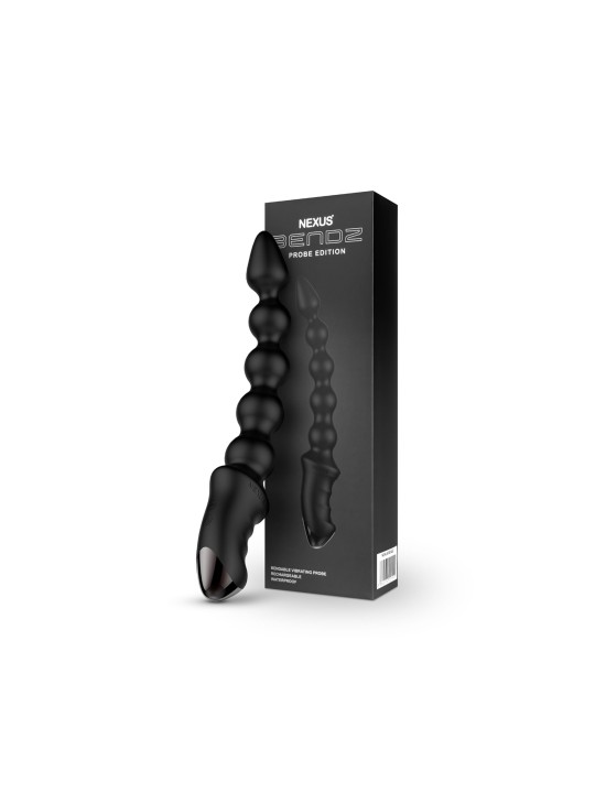 Nexus - Bendz Vibrerende Anaal Ketting - Zwart