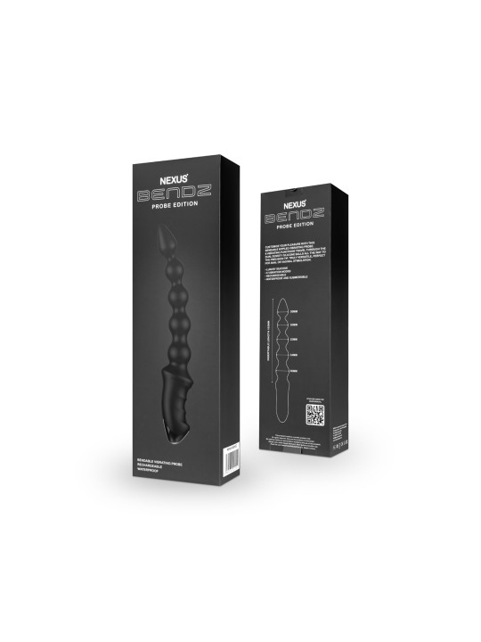 Nexus - Bendz Vibrerende Anaal Ketting - Zwart