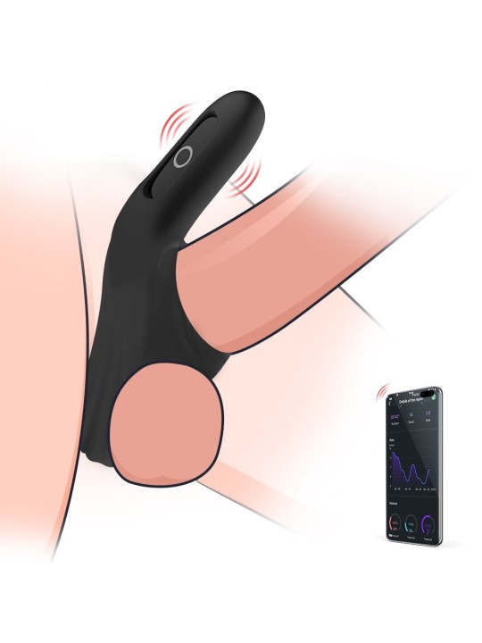 Magic Motion - Rise Smart Vibrerende Cockring - Black