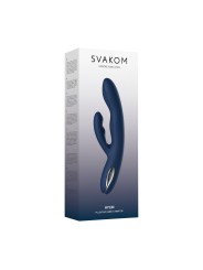 Svakom - Aylin Powerful Pulsating Dual-Headed Vibrator - Dark Blue