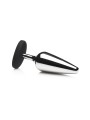 XR Brands - Butt Slut Metalen & Siliconen Butt Plug - Zilver