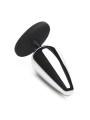 XR Brands - Butt Slut Metalen & Siliconen Butt Plug - Zilver