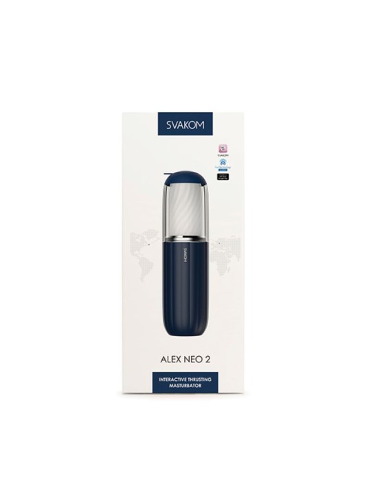 SVAKOM - Alex Neo 2 Interactieve Stotende Masturbator