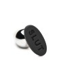 XR Brands - Butt Slut Metalen & Siliconen Butt Plug - Zilver