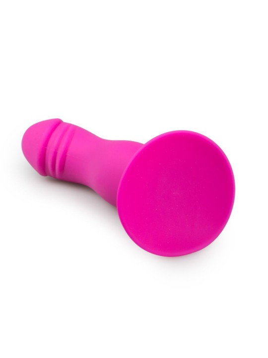 Pink Silicone Suction Cup Dildo