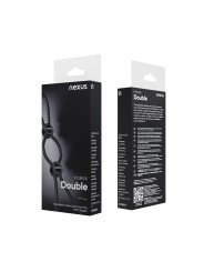 Nexus Forge - Dubbele Verstelbare Penisring - Zwart