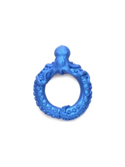 XR Brands - Poseidon's Octo-Ring Siliconen Penisring - Blauw