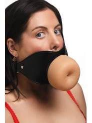 XR Brands - Ass Face Mouth Gag - Beige