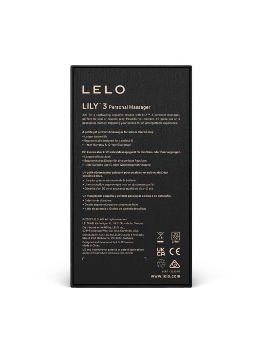 LELO - Lily 3 Personal Massager - Calm Lavender