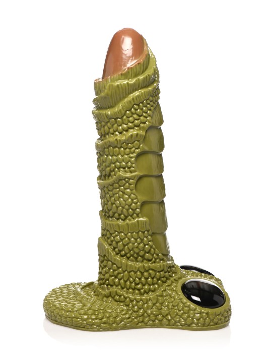 XR Brands - Giant Scaly Swamp Monster Dildo - Green