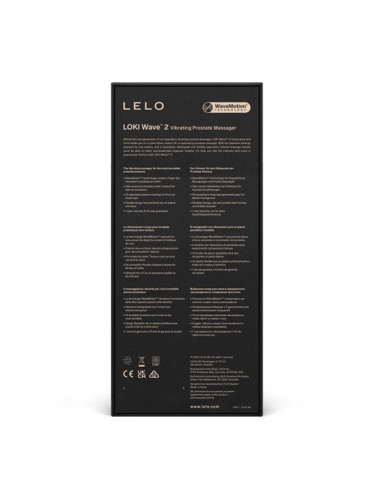 LELO - Loki Wave 2 Prostate Vibrator - Base Blue