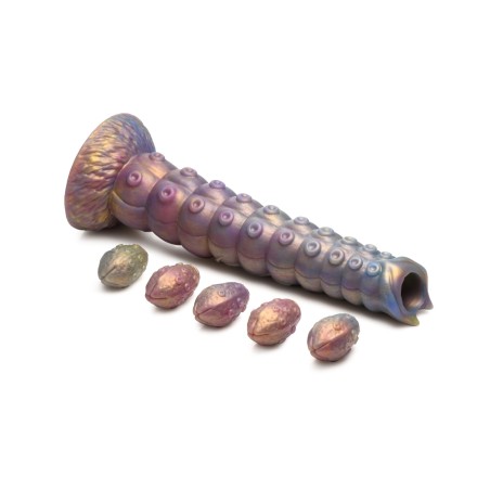 Creature Cocks - Deep Invader Tentacle Ovipositor Silicone Dildo with Eggs