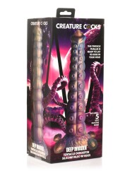 Creature Cocks - Deep Invader Tentacle Ovipositor Silicone Dildo with Eggs