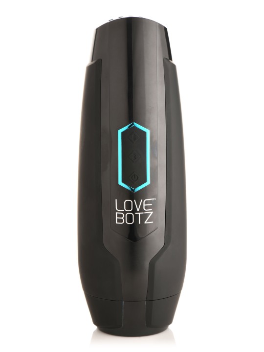 XR Brands - Stotende en Vibrerende Masturbator - Zwart