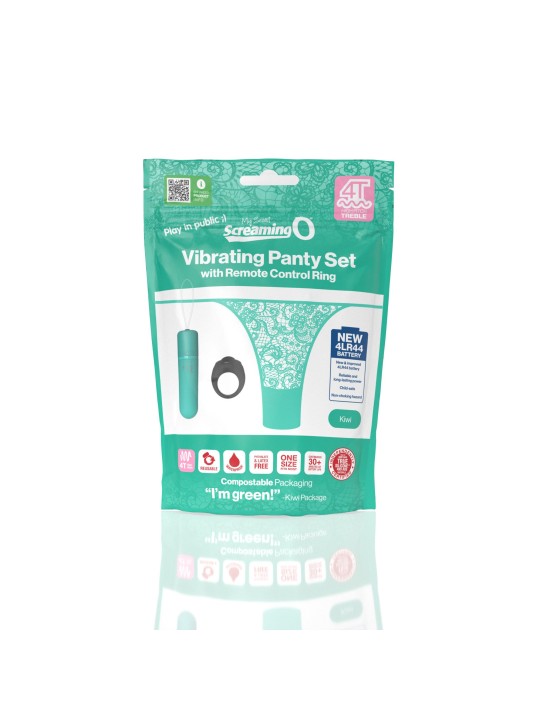 The Screaming O - My Secret Screaming O 4T Panty Vibe Kiwi