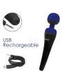 PalmPower - Recharge Wand Massager Blue