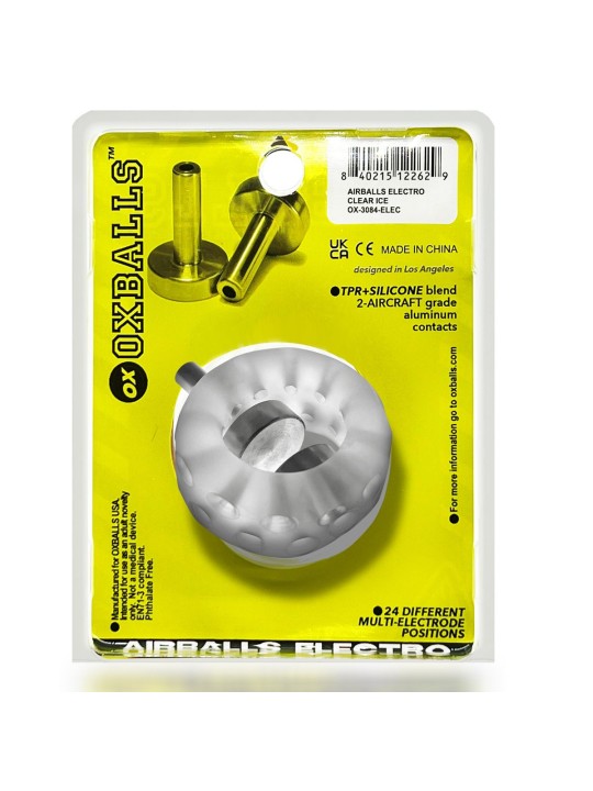 Oxballs - Airballs Electro Air-Lite Ballstretcher Clear Ice