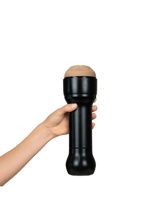 Kiiroo - PowerBlow & Feel Victoria June Mondmasturbator Combo - Zwart