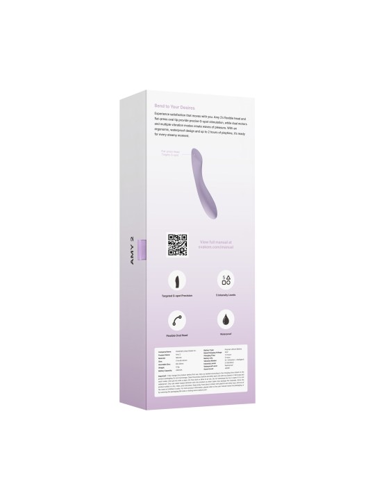 SVAKOM Amy 2 - G-Spot Vibrator - Lila
