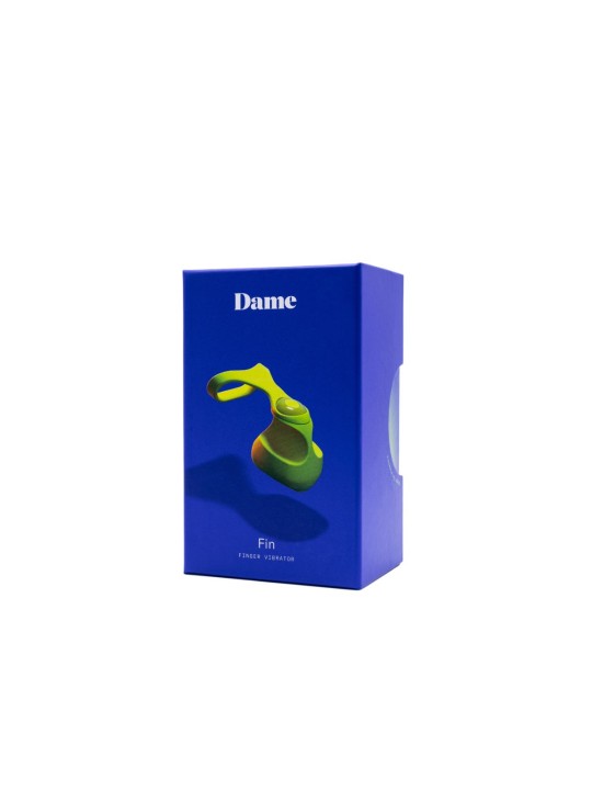 Dame - Fin Finger Vibrator - Citrus