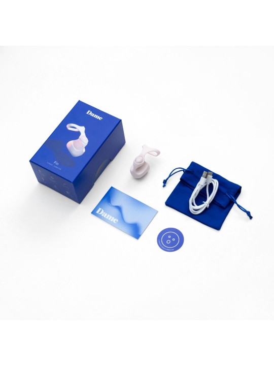 Dame - Fin Finger Vibrator Quartz