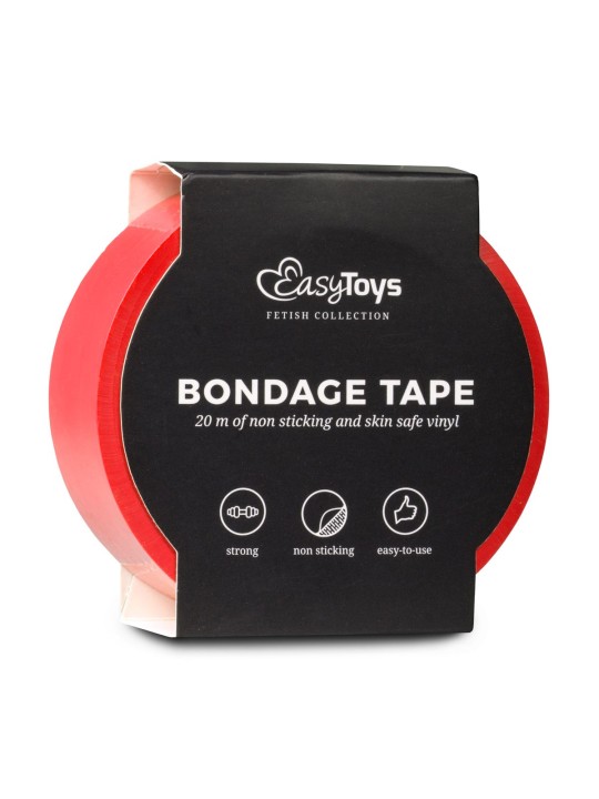 Easytoys Fetish - Red Bondage Tape - 20m