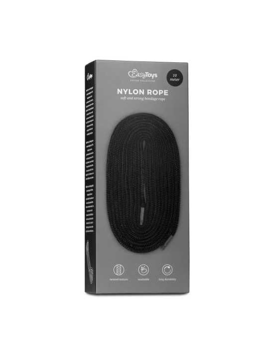 Zwart Bondagetouw - 10 Meter