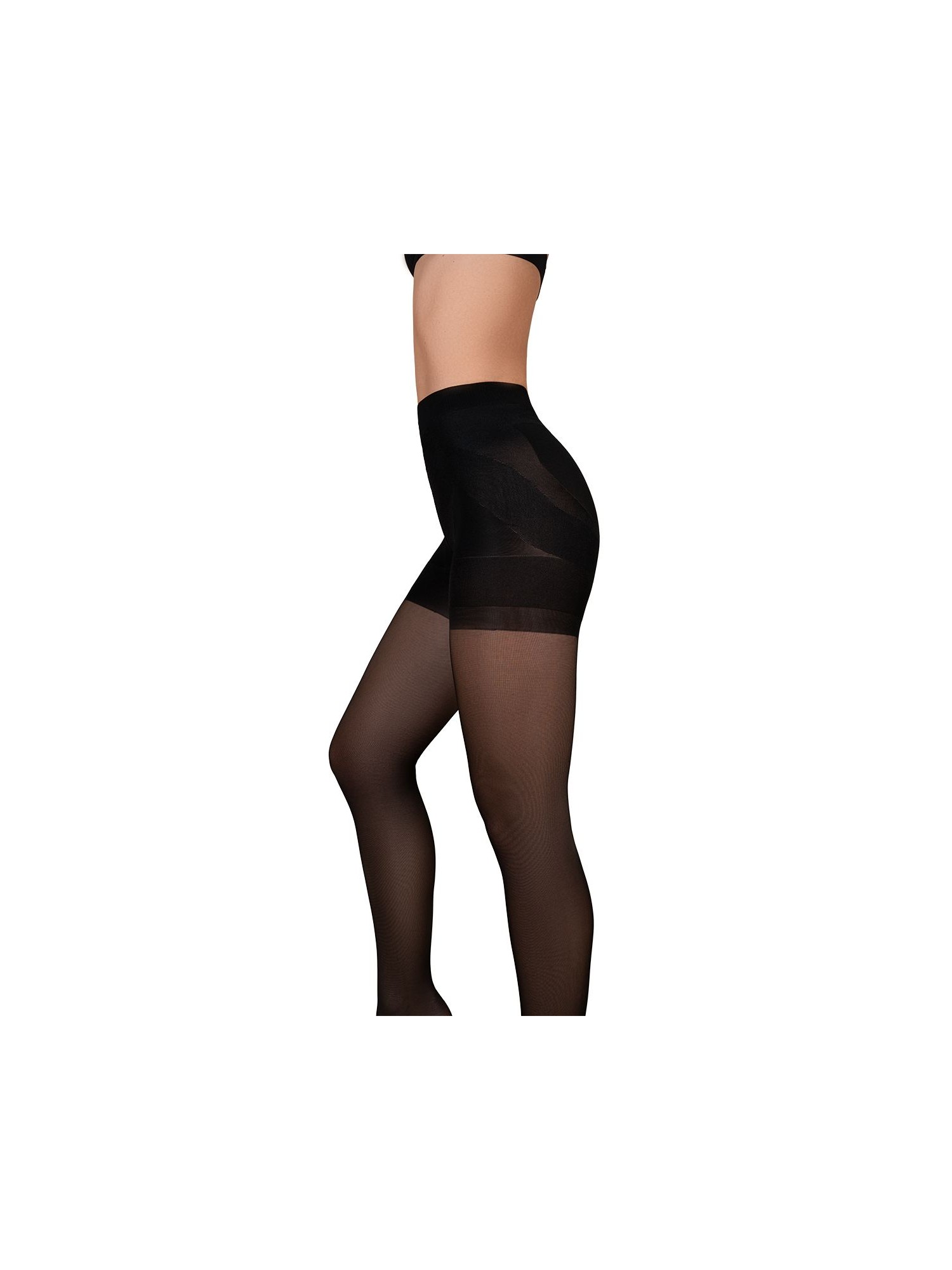 Bye Bra - Power Up 40 Den Black L